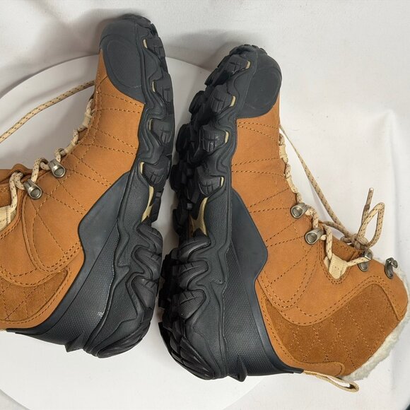 Oboz Boots Womens 8 Brown 7”Bridger Insulated Mid B Dry Winter Hiking Waterproof - Picture 4 of 9
